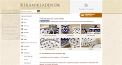 Desktop Screenshot of keramikladen.dk