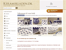 Tablet Screenshot of keramikladen.dk